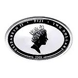 2 доллара 2009, Гинденбург [Фиджи] Proof