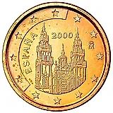 1 евроцент 1999-2009 [Испания]