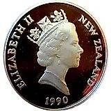 1 доллар 1990, Договор Вайтанги [Новая Зеландия]