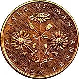 1/2 нового пенни 1971 [Остров Мэн]