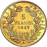 5 франков 1857 [Франция]