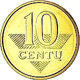 10 центов 2008 [Литва]