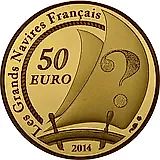 50 евро 2014, барк Почему бы и нет? [Франция] Proof