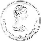 10 долларов 1976, XXI летние Олимпийские Игры, Монреаль 1976 - Хоккей на траве [Канада]