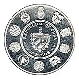 10 песо 1994, Иберо-Америка - Белоклювый дятел [Куба]