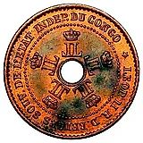 1 сантим 1887 [Демократическая Республика Конго / Свободное государство Конго]