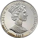 50 долларов 1987, XXIV летние Олимпийские Игры, Сеул 1988 [Острова Кука]