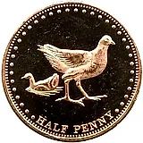 1/2 пенни 2009 [остров Гоф / Острова Святой Елены, Вознесения и Тристан-да-Кунья]