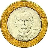 5 песо 2002 [Доминикана / Доминика]