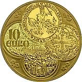 10 евро 2015, сеятельница, Франк Шеваль (франк на лошади - первый франк), Золото [Франция]