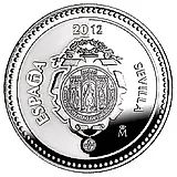 5 евро 2012, Столицы провинций и автономных городов - Севилья [Испания]