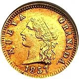 2 песо 1857-1858 [Колумбия]