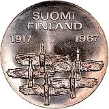 10 марок 1967, 50 лет независимости [Финляндия]