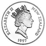 20 долларов 1997, 50 лет свадьбе Королевы Елизаветы II и Принца Филиппа [Новая Зеландия]