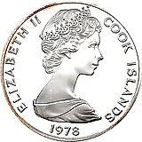 5 долларов 1978, Птицы - Камышовка островов Кука (Acrocephalus kerearako) [Острова Кука]