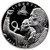 50 Cents 2018, S, Breast Cancer Awareness [USA] Proof