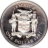 1 доллар 1980-1989 [Ямайка]