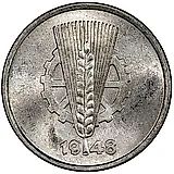 1 пфенниг 1948, A [Германия / ГДР]