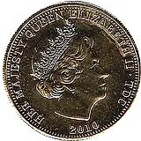 1 крона 2010, 1936 - год трёх королей [Тристан-да-Кунья / Острова Святой Елены, Вознесения и Тристан-да-Кунья] Proof