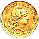 2½ песо 1881-1884 [Аргентина]