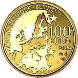 100 евро 2006, 175 лет бельгийской правящей династии [Бельгия] Proof