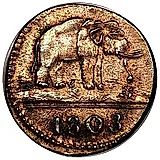 48 стивера 1803, Слон вправо [Шри-Ланка]