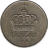 1 крона 1976 [Норвегия]