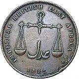 1 пайс 1888 [Кения / Момбаса]