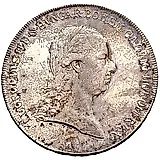 1 талер 1790, Леопольд II - герб держат гриффоны на реверсе [Австрия]