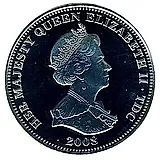 1 крона 2008, HMS Belfast [Тристан-да-Кунья / Острова Святой Елены, Вознесения и Тристан-да-Кунья]