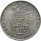 1 Krona 1973, U [Sweden]