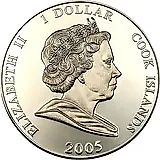 1 доллар 2005, Свадьба Принца Чарльза и Камиллы Паркер-Боулз [Острова Кука]