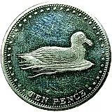 10 пенсов 2009 [остров Гоф / Острова Святой Елены, Вознесения и Тристан-да-Кунья]