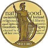 50 евро 2016, Пасхальное восстание [Ирландия] Proof