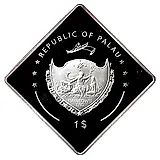 1 доллар 2010, 600 лет Грюнвальдской битве, Витовт и Ягайло [Палау]