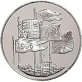 5 фунтов 1996, Елизавета II – флаги [Великобритания]