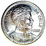 1 песо 1956 [Чили]