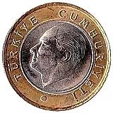 1 лира 2014 [Турция]
