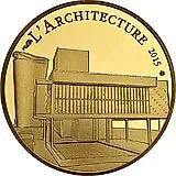 50 евро 2015, Ле Корбюзье [Франция] Proof