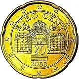 20 евроцентов 2008-2019 [Австрия]