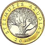 2 лита 2013, Стелмужский дуб [Литва]