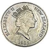 1 доллар 1989, бегун [Новая Зеландия]