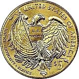 5 долларов 2015, W, Служба судебных приставов [США]