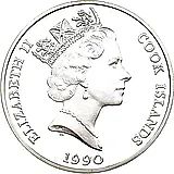 50 долларов 1990, Вымирающие виды - Бизон [Острова Кука]