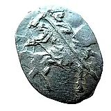 копейка Василия Ивановича Шуйского 1606-1610, всадник вправо [Москва]