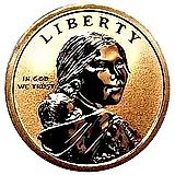 1 доллар 2018, S, Джим Торп [США]