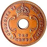 10 центов 1945 [Восточная Африка]