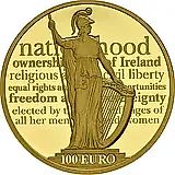 100 евро 2016, Пасхальное восстание [Ирландия] Proof
