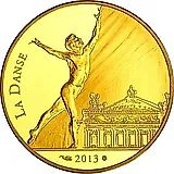 50 евро 2013, Рудольф Нуреев [Франция] Proof