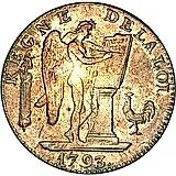 6 ливров 1793, Дата: 1793 [Франция]